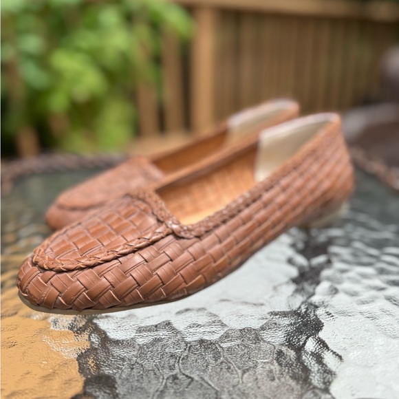 Ali Macgraw Elegant Brown Women’s Woven Loafers size 9.5 - Picture 2 of 8